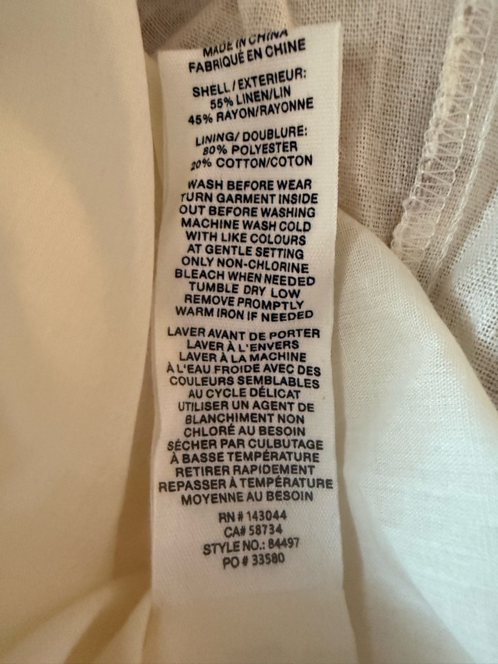 Avec Les Filles Safari Toile Linen Blend Mini Dress Square Neck  NEW Size 6 - Picture 12 of 13